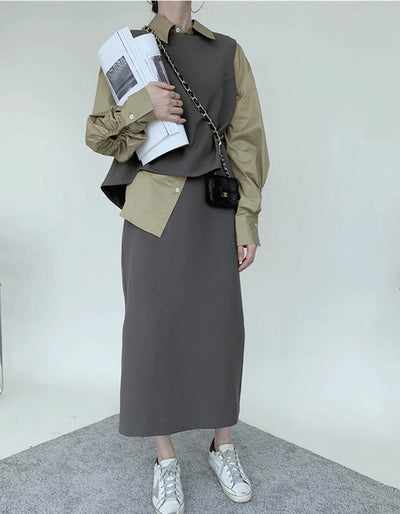 スリーピーススーツセットアップ 5044