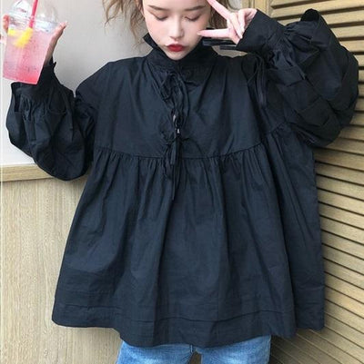 リバーシブルリボンオーバーブラウス 1369の商品画像_2