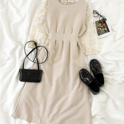 レースブラウスセットドレス 3194