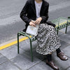 モノトーンフラワーロングスカート 6608-black_即納6608-画像10-韓国ファッション通販POPREA［ポップリア］