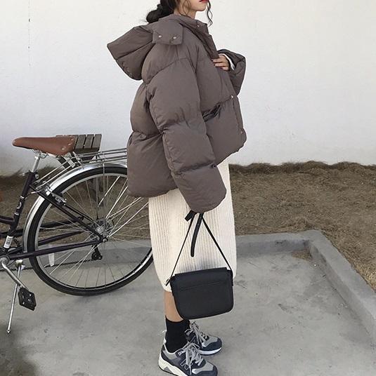 カフェカラーエコダウンジャケット 6410-brown_即納6410-画像12-韓国ファッション通販POPREA［ポップリア］