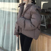 カフェカラーエコダウンジャケット 6410-brown_即納6410-画像5-韓国ファッション通販POPREA［ポップリア］