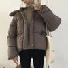 カフェカラーエコダウンジャケット 6410-brown_即納6410-画像7-韓国ファッション通販POPREA［ポップリア］