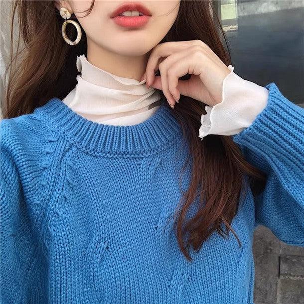 シアーインナーシャツ﻿ 6529-white_即納6529-画像11-韓国ファッション通販POPREA［ポップリア］