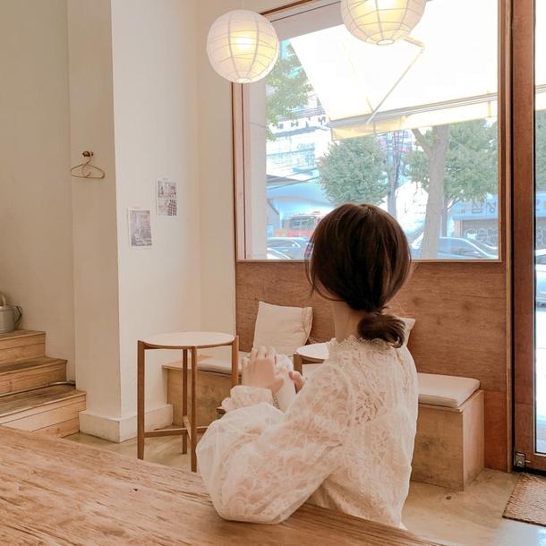 ランタンスリーブレースブラウス 6751-ivory_即納6751-画像8-韓国ファッション通販POPREA［ポップリア］