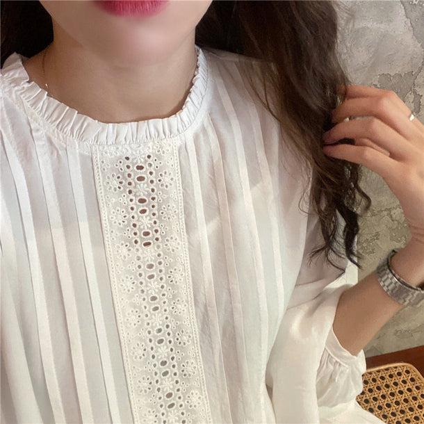 刺繍フロントロングワンピース 6743-ivory_即納6743-画像13-韓国ファッション通販POPREA［ポップリア］