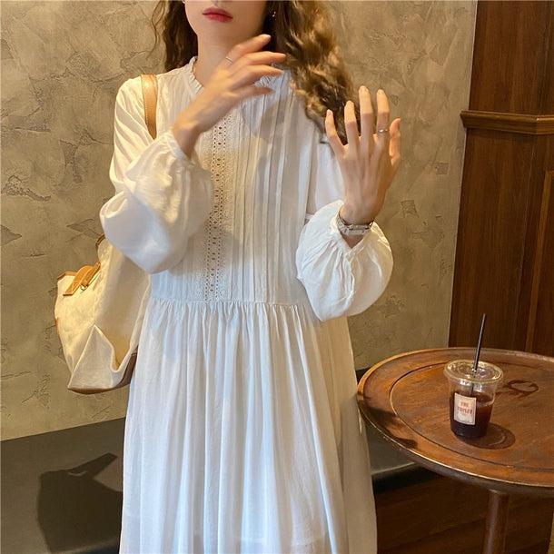 刺繍フロントロングワンピース 6743-ivory_即納6743-画像17-韓国ファッション通販POPREA［ポップリア］