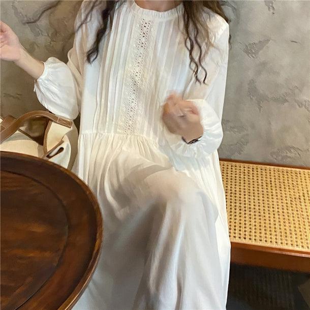 刺繍フロントロングワンピース 6743-ivory_即納6743-画像21-韓国ファッション通販POPREA［ポップリア］