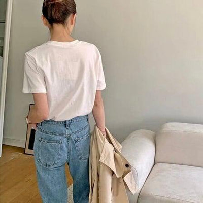 San FranciscoロゴTシャツ 6060-white_お取り寄せ6060-画像7-韓国ファッション通販POPREA［ポップリア］