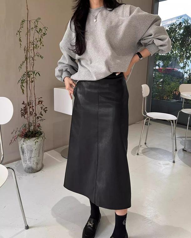 カットスリーブルーズスウエット 6173-gray_お取り寄せ6173-画像3-韓国ファッション通販POPREA［ポップリア］