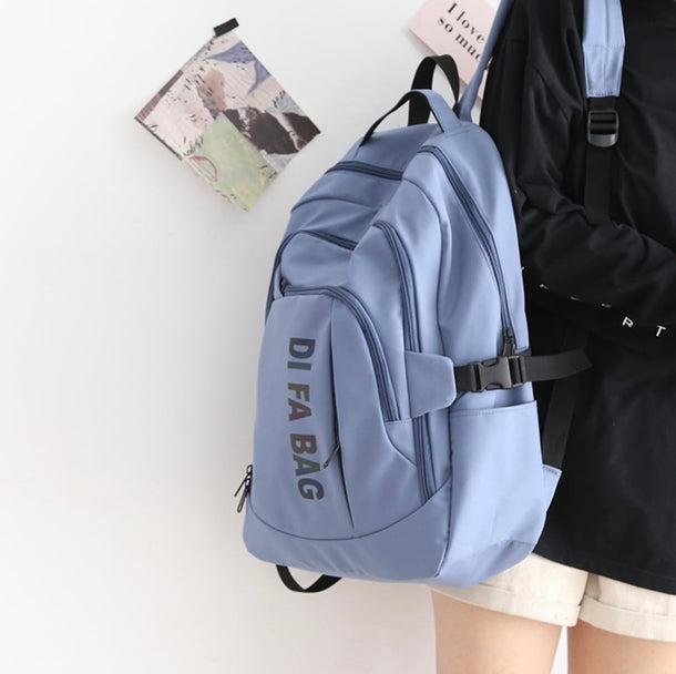 DI FA BAGカジュアルバックパック﻿ 6184-blue_お取り寄せ6184-画像2-韓国ファッション通販POPREA［ポップリア］