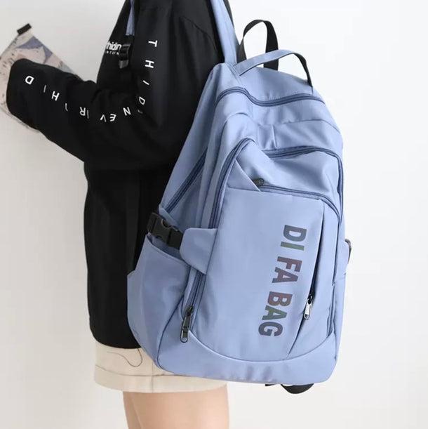 DI FA BAGカジュアルバックパック﻿ 6184-blue_お取り寄せ6184-画像4-韓国ファッション通販POPREA［ポップリア］