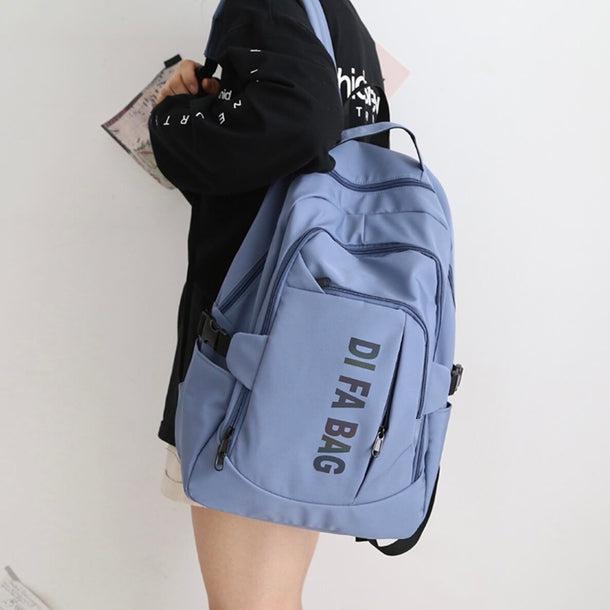 DI FA BAGカジュアルバックパック﻿ 6184-blue_お取り寄せ6184-画像1-韓国ファッション通販POPREA［ポップリア］