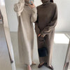 タートルネックロングニットワンピース 6319-ivory_お取り寄せ63191-画像1-韓国ファッション通販POPREA［ポップリア］
