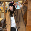 フロントフリルチェニックブラウス 6403-white_お取り寄せ6403-画像2-韓国ファッション通販POPREA［ポップリア］