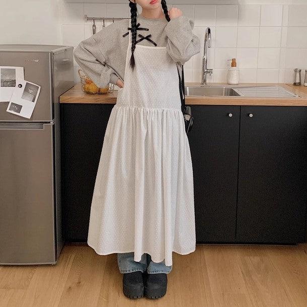 バックリボンルーズキャミワンピース﻿﻿ 6563-white_お取り寄せ6563-画像5-韓国ファッション通販POPREA［ポップリア］