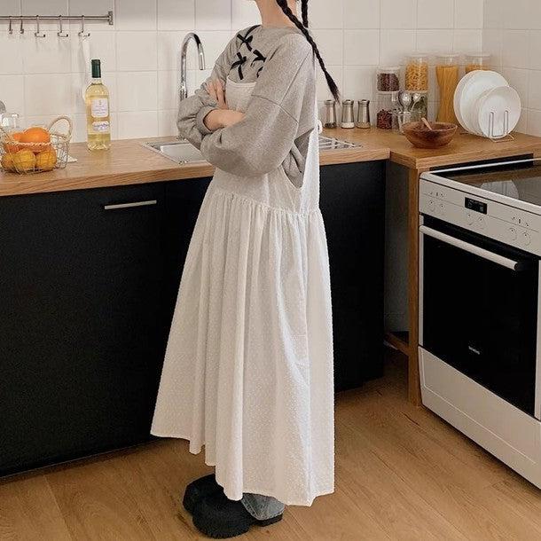 バックリボンルーズキャミワンピース﻿﻿ 6563-white_お取り寄せ6563-画像7-韓国ファッション通販POPREA［ポップリア］