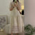 フラワーレースシアーワンピース﻿﻿ 6572-ivory_お取り寄せ6572-画像1-韓国ファッション通販POPREA［ポップリア］
