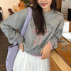 リボンプリントスウェット 6605-gray_お取り寄せ6605-画像9-韓国ファッション通販POPREA［ポップリア］