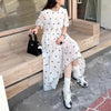花柄カシュクールマキシワンピース 6749-white_お取り寄せ6749-画像4-韓国ファッション通販POPREA［ポップリア］