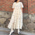 花柄カシュクールマキシワンピース 6749-white_お取り寄せ6749-画像1-韓国ファッション通販POPREA［ポップリア］