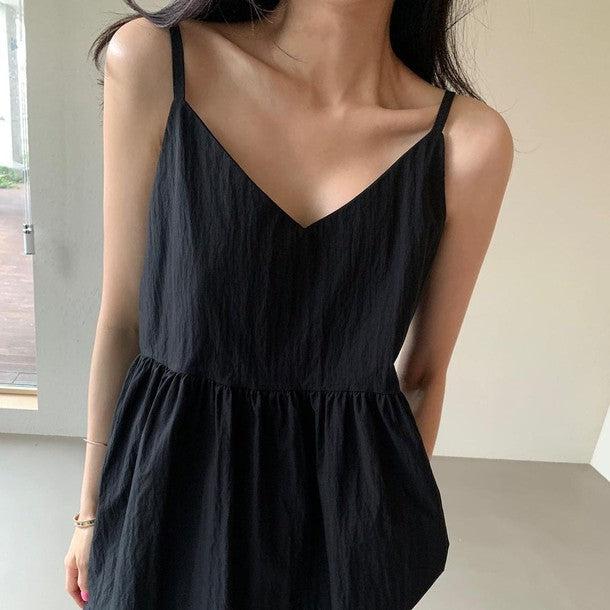 キャミトップス＆ワイドパンツセットアップ 6796 - 韓国