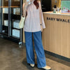 ノースリーブルーズストライプブラウス 6823-pink_お取り寄せ6823-画像8-韓国ファッション通販POPREA［ポップリア］