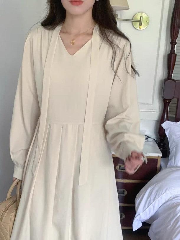 ロングスリーブAラインワンピース 6464-画像10-韓国ファッション通販POPREA［ポップリア］