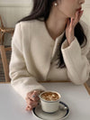 メタルバックルノーカラーショートジャケット 6393-画像10-韓国ファッション通販POPREA［ポップリア］