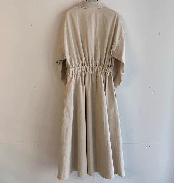 ハイウエストマキシシャツワンピース 6477-画像10-韓国ファッション通販POPREA［ポップリア］