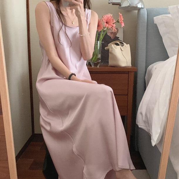 バックオープンリボンワンピース﻿ 6097-画像10-韓国ファッション通販POPREA［ポップリア］