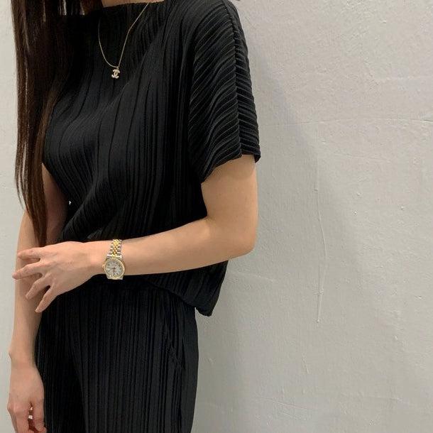 ドレープワイドセットアップ 6012-画像10-韓国ファッション通販POPREA［ポップリア］