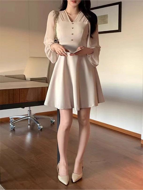 シアーパフリボンミニワンピース﻿﻿ 6565-画像10-韓国ファッション通販POPREA［ポップリア］