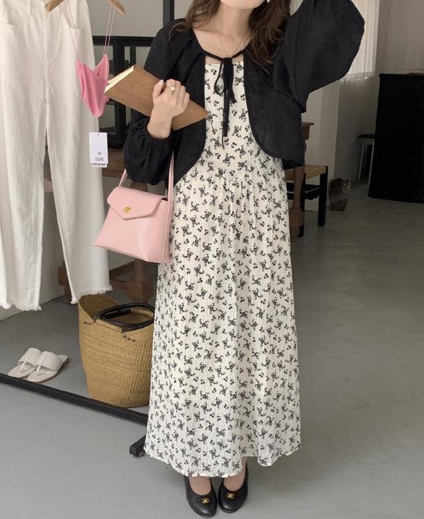 シアーボレロ&フラワーキャミワンピース﻿ 6095-画像10-韓国ファッション通販POPREA［ポップリア］