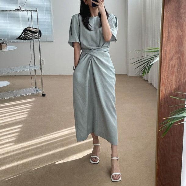 ウエストマークワンピース 6820-画像10-韓国ファッション通販POPREA［ポップリア］