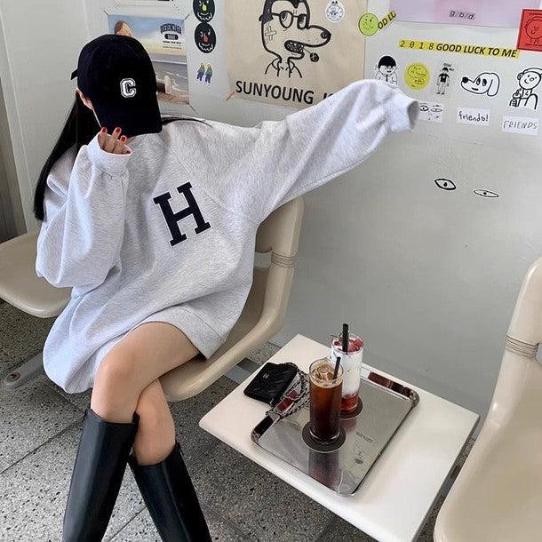 ラウンドネックプルオーバースエット 6500-画像10-韓国ファッション通販POPREA［ポップリア］