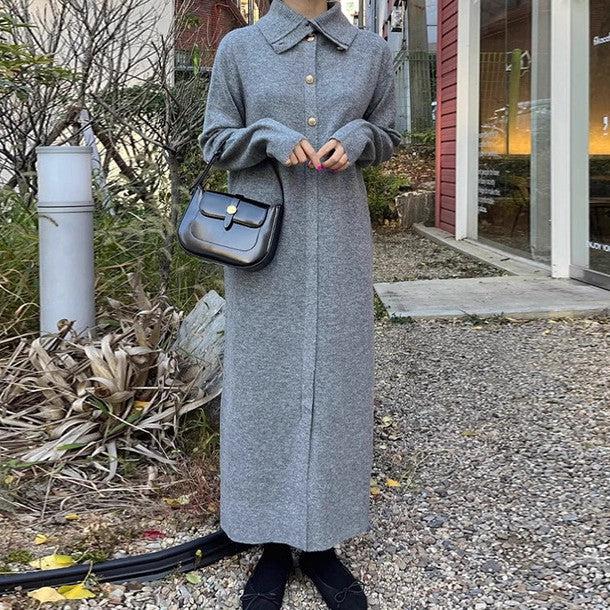 2wayボタンニットワンピース 6396-画像10-韓国ファッション通販POPREA［ポップリア］