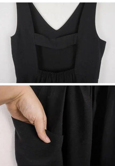 ロングスリーブシャツ＆ジャンパースカート 6553-画像10-韓国ファッション通販POPREA［ポップリア］