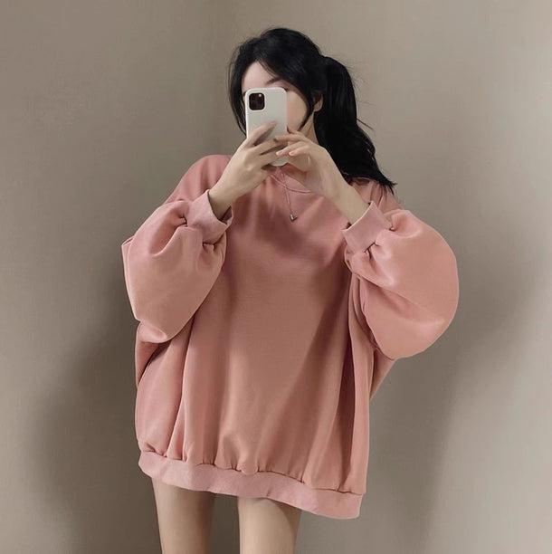 オーバーサイズルーズトレーナー﻿ 6191-画像11-韓国ファッション通販POPREA［ポップリア］