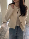 メタルバックルノーカラーショートジャケット 6393-画像11-韓国ファッション通販POPREA［ポップリア］