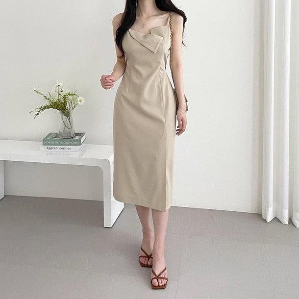 アンバランスネックビスチェワンピース﻿﻿ 6573-画像11-韓国ファッション通販POPREA［ポップリア］