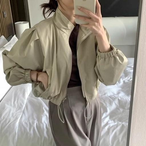 ショートライダーズジャケット 6462-画像11-韓国ファッション通販POPREA［ポップリア］