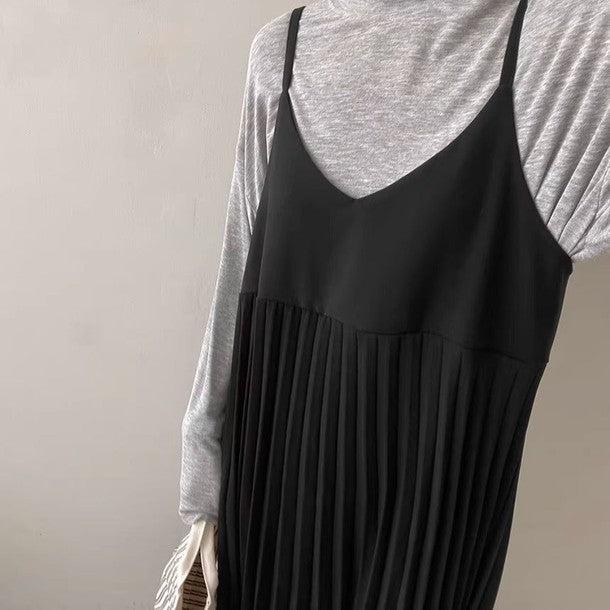 プリーツキャミソールワンピース﻿﻿ 6574-画像11-韓国ファッション通販POPREA［ポップリア］
