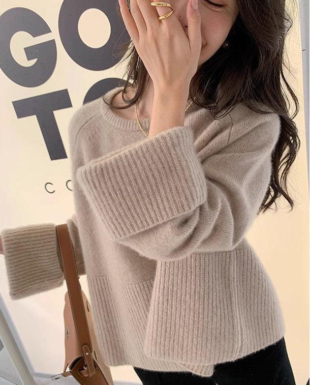 袖リブ折り返しニットプルオーバー﻿﻿﻿﻿﻿ 6265-画像11-韓国ファッション通販POPREA［ポップリア］