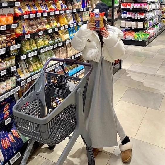 襟付きハーフジッパーワンピース 6439-画像11-韓国ファッション通販POPREA［ポップリア］