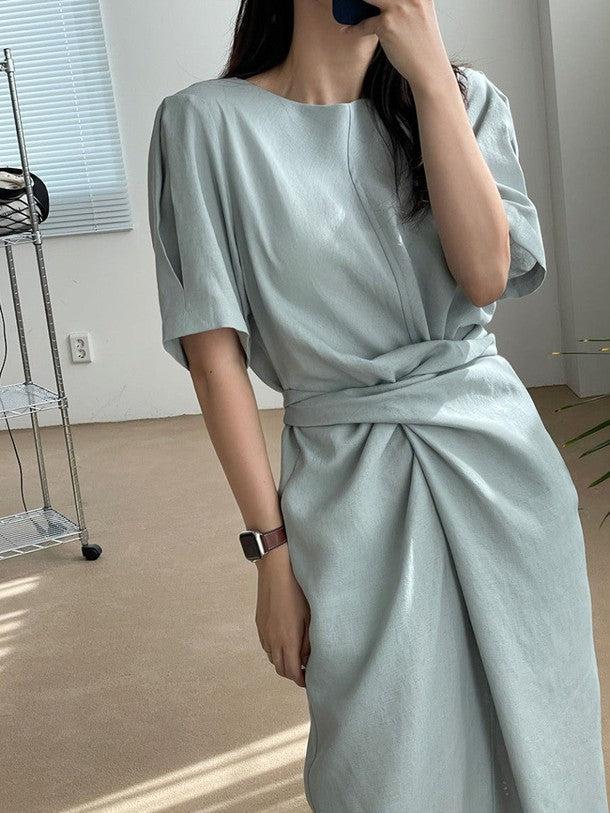 ウエストマークワンピース 6820-画像11-韓国ファッション通販POPREA［ポップリア］