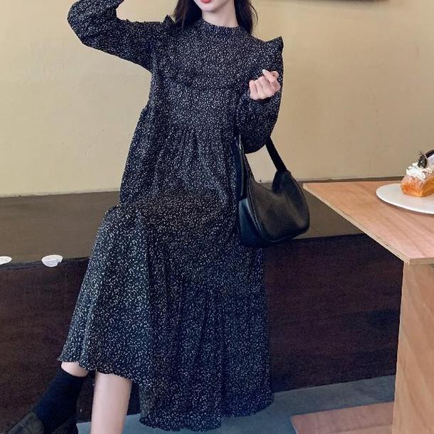 フレンチレトロフラワーワンピース 6679-画像11-韓国ファッション通販POPREA［ポップリア］