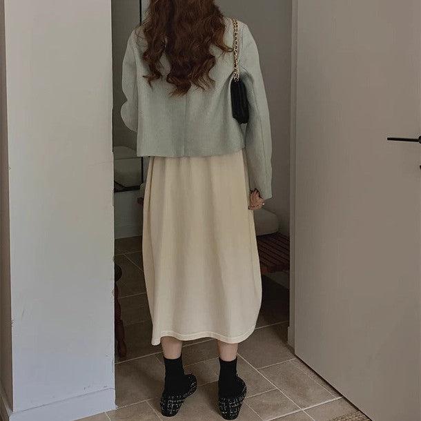 メタルゴールドボタンノーカラージャケット﻿ 6221-画像11-韓国ファッション通販POPREA［ポップリア］