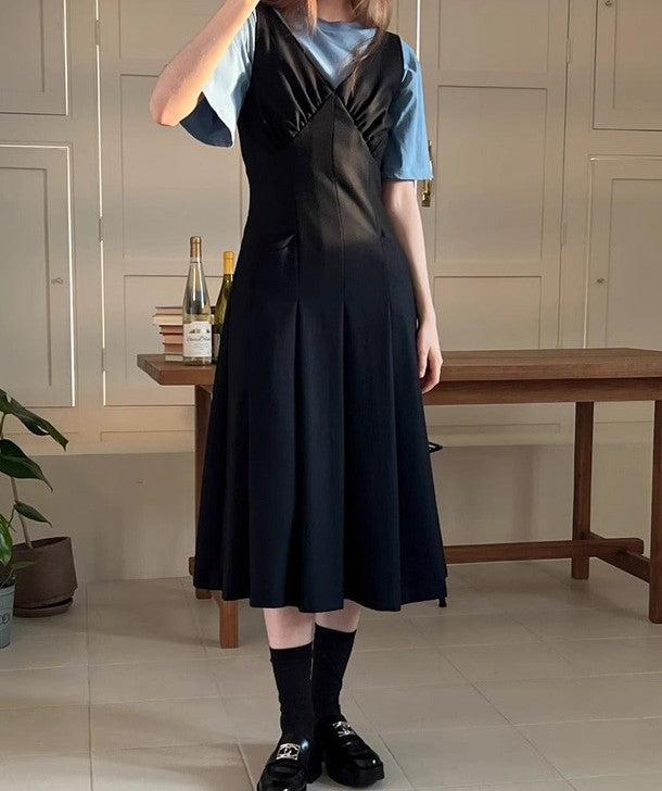 ウエストスリムジャンパースカート﻿ 6558-画像11-韓国ファッション通販POPREA［ポップリア］