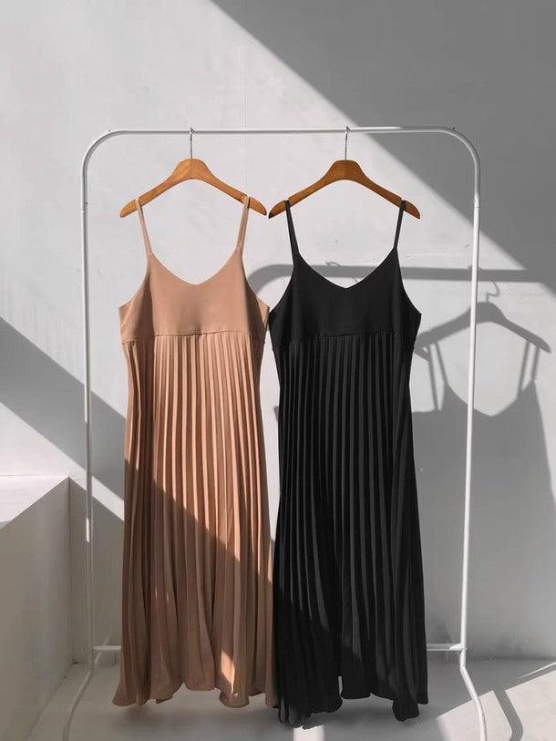 プリーツキャミソールワンピース﻿﻿ 6574-画像12-韓国ファッション通販POPREA［ポップリア］